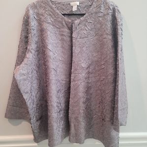 Chicos 3 light jacket silver/bronze womens